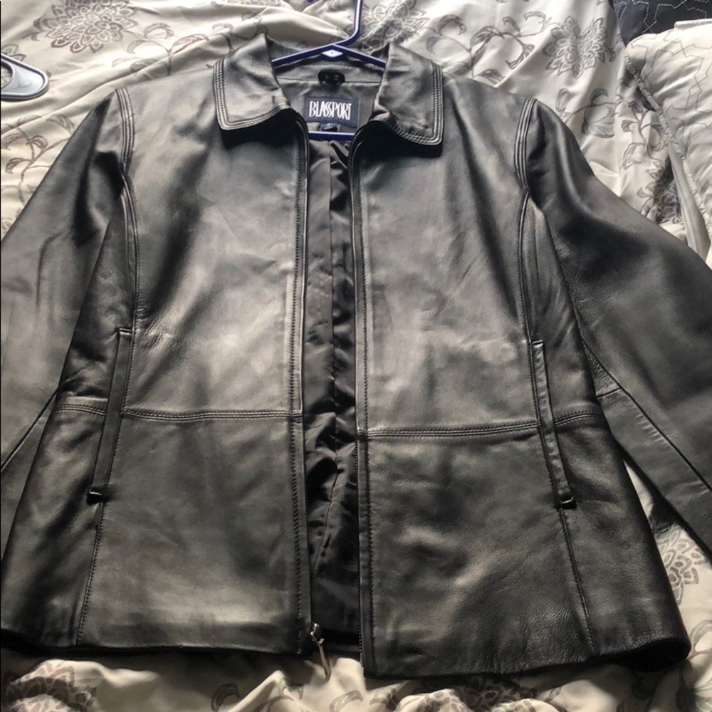 Fux leather jacket